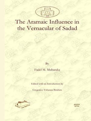 cover image of The Aramaic Influence in the Vernacular of Sadad